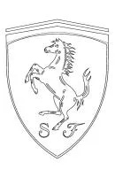 Automerk Logo kleurplaat 13